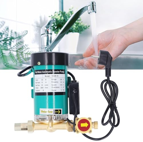 Bomba Elevadora de Presión de Agua Automática para Apartamentos Dúplex Villas Calentadores de Agua Motor de 120 W