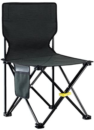 GONGGUJ Camping-Klappstuhl, klappbares Aluminium mit Rückenlehne, Starke und robuste Strandstühle, trägt 550 Pfund, gestreifter Stoff, zum Wandern, Picknick, Angeln, Strandgarderobe