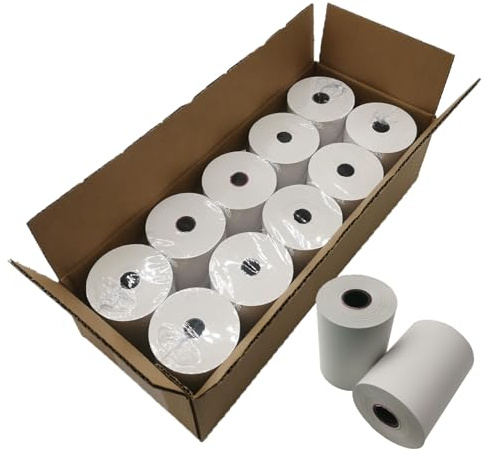Thermal Printing Till Rolls - 80mm x 80mm (Pack of 20) | Premium Quality BPA-Free Thermal Paper | High-Resolution Printing for POS Systems, Cash Registers & Receipt Printers