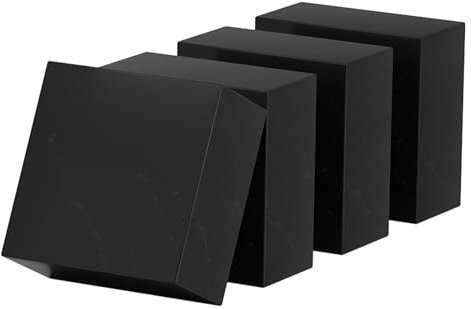 CTRSM Anti vibration pads,Rubber pads， Vibration Pads Hard Bench 4 Pcs Square Sheet for Workshop Equipment And Heavy Appliances(80x80x20mm)