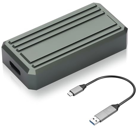 GINTOOYUN M.2 NVME 2230 Solid State Drive Case USB C / A a M-Key / (M + B) Chiave in alluminio M.2 NVME SSD Case per laptop, 2230 SSD, computer desktop, ecc