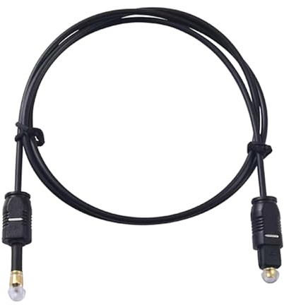 BaotyJie Cavo Audio Ottico Digitale SPDIF, Portatile, Facile da Usare, Multiuso, 3,5 mm, Cavo in Fibra per Amplificatore TV di casa, 150 Cm