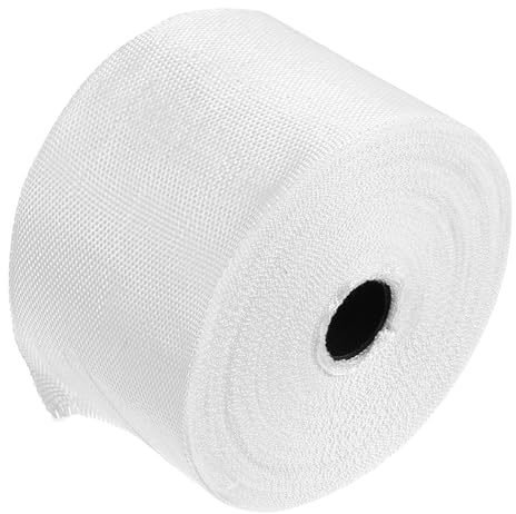 SAFIGLE Non Adhesive Fiberglass Cloth Tape, Glass Fiber Mesh Woven Strip Selvage for Electronics Coil Banding and Seam Repair