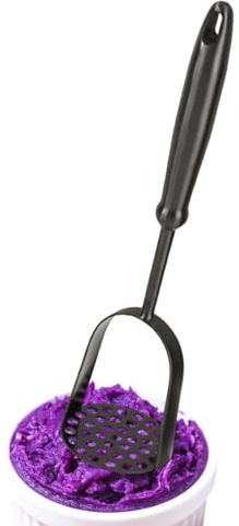 Potato Masher Kitchen Press Gadget, Bean Smasher and Food Preparation Tool For Home Cooking, Dining, Vegetables, Meat, Beef, Chicken, Tomato, Easy Mash and Puree, Durable Kitchen Utensil