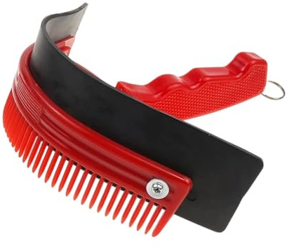 Sweat Scraper for Horses Ergonomic Handheld Brush Curry Comb Tool | Horse Sweat Scraping Tool for Scraping Washing Grooming Cleaning Barn Equestrian Cat Dog Equine Body Hoof Paddock