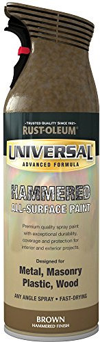 Rust-Oleum 400ml Universal Spray Paint - Brown Hammered