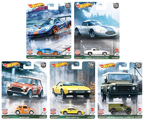 British Horse Power Set 2021 Car Culture 5 Modellautos Premium 1:64 Hot Wheels FPY86 - 978A
