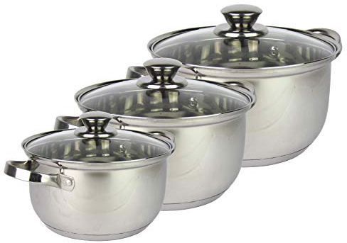 Schulz Haushaltswaren Casseroles et poêles de qualité supérieure ou disponibles individuellement - Pour tous types de feux dont induction (set de casseroles).