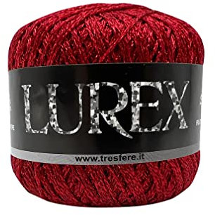 Tre Sfere Cotone Lurex (26 - ROSSO)