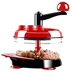 Samnuerly Picadora de Carne Manual de diseño práctico, picadora de Alimentos, licuadora, Fabricante de Salchichas, picadora de Alimentos Multiusos, ayudante de Cocina