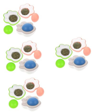 Supvox 12stücke Katzenminze Spielbälle Essbare Interaktive Katzenspielzeuge Für Drinnen Zur des Spielens Zahnpflege