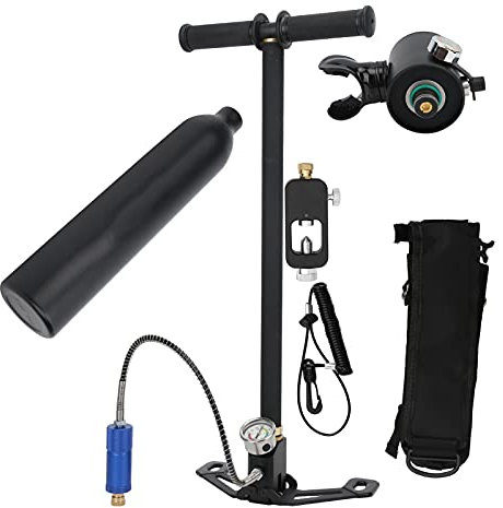 SPYMINNPOO Tauch-Sauerstoff-Set, Tauch-Sauerstofftank, Tauch-Atem-Set, Stilvoll, Schön, Einfach, Praktisch, Tauch-Atem-Set, 0,5 L, Unterwasser-Atem-Set, Tauchflaschen (Black)