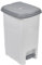 URBNLIVING 8L or 40L or 15L Slim Recycling Kitchen Step On Pedal Bin With Inner Insert Liner Pocket and Lid for Home and Office (25L White)