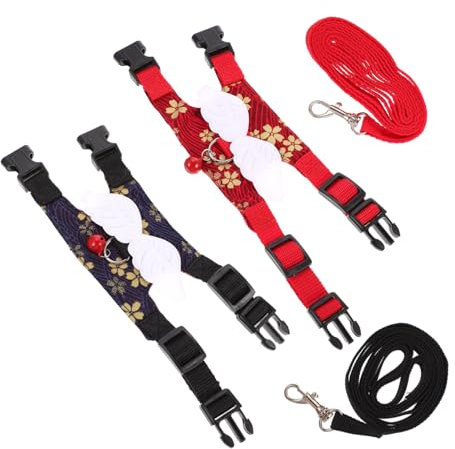 BESPORTBLE Geschirrleine Für Kaninchen Outdoor Harness Mit Leine Haustiergeschirr Aus Weichem Material Einfacher Auszug Atmungsaktiv Und Robust Für Bequemes Laufen