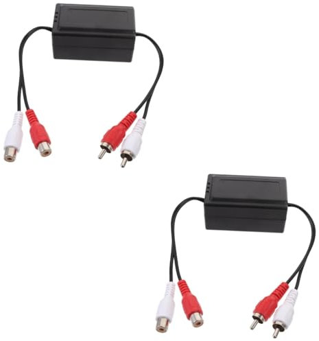 Gadpiparty 2stücke Ground Noise Isolator Einstellbarer Rauschfilter Für Auto-audiosysteme Verbessert Klangqualität Und Störgeräusche Kompatibel Mit Verschiedenen Fahrzeugmodellen