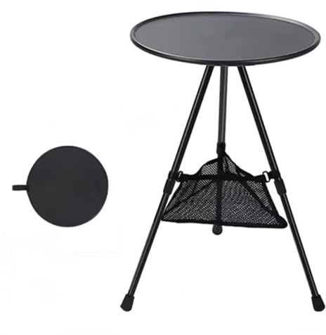 Sparkle Tmax Kleiner tragbarer Klapptisch für den Außenbereich, ultraleichter Camping-Picknicktisch mit robuster Tasche, Verstellbarer höhenverstellbarer Klapptisch