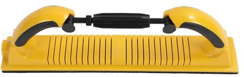 Gearwell Sanding Block, Hand Sanding File Holder, 70x400mm Adjustable Flocking Sandpaper Block, ABS Dust Extraction Hand Sanding Tool for Automotive Body Work