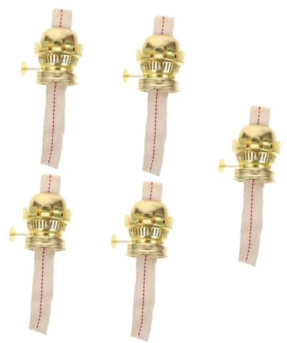 CONGARTENO 5sätze Retro Öllampe Für Kerosinlampen Ersatzdocht Lampenhalter Für Vintage Beleuchtung Wiederherstellung Ihrer Klassischen Öllampe