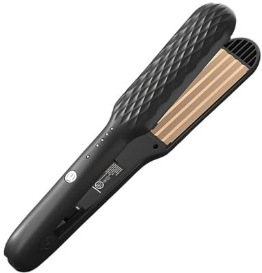 Vmxlso Hair Crimpers for Women,Hair Crimper with 4 Heat Setting, Crimper Hair, Rapid Heating Volumizing Crimping Tool Hair for Fluffy Hairstyle, Women Girls, UK Plug