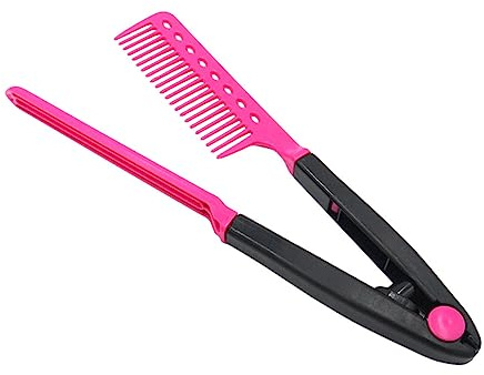 Healeved 4pezzi Pettine per Acconciature Capelli Pettine V Clip Strumenti per Parrucchieri per Cura Styling dei Capelli Portatile e Facile da Pulire