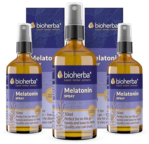 Spray de melatonina con lavanda, lúpulo y vitamina B6 Bioherba (3)