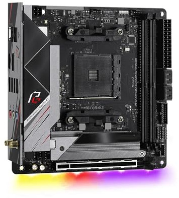 motherboard Fit For ASRock B550 Phantom Gaming-ITX/ax 3600X 5600G 5700X 5800X3D 5900X CPU 4xDDR4 64GB M.2 AM4 PCIe 4.0 Mini-ITX