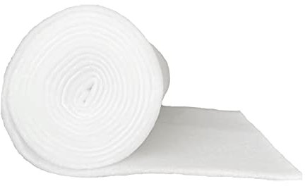 pemmiproducts Volumenvlies 200g/m², 1 m x 25 m, ca. 15 mm dick, 100% Polyester, Patchworkvlies, Polstervlies, Vliesstoff, Polsterwatte, Watte
