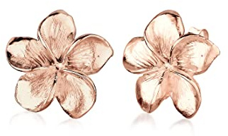 Elli örhängen Frangipani blomma 925 silver