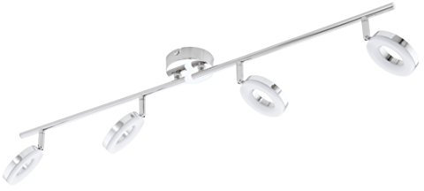 EGLO Lampadaire sur pied LED Penja 1, lampe de lecture avec liseuse, lampe