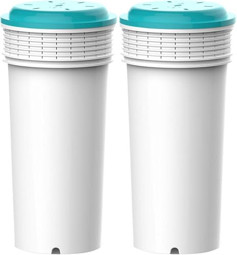 Waterdrop Filter Cartridge, Compatible with Tommee Tippee® Closer to Nature® Perfect Prep® Machine, New Lid, Reduce PFAS, PFOA/PFOS (2 Pack)