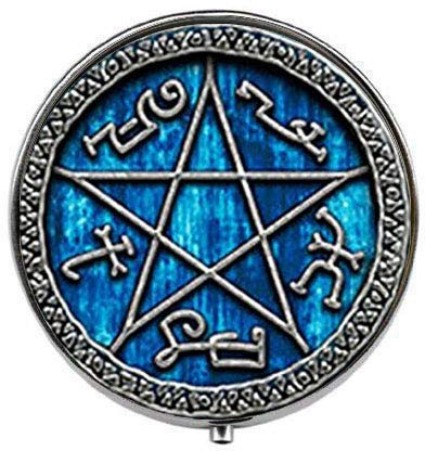 Boîte à pilules en verre Motif diable