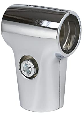mysummer Display Rack Clamp Silver Aluminum 25mm Pipe Fittings Scaffold Composite Tube Tee Connector Drying Rack Pipe Fitting