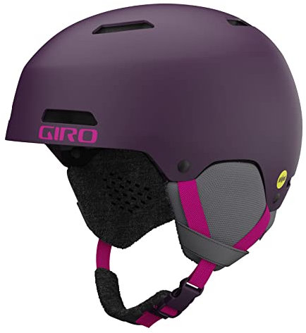 Giro Ledge MIPS Ski-/Snowboardhelm für Herren, Damen und Jugend, Lila/Rosa (Matte Urchin/Pink Street), M (55,5–59 cm)