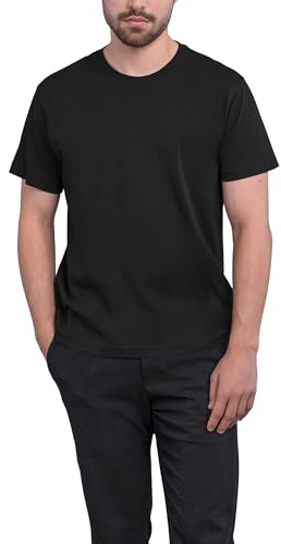 HRM Herren Heavy Luxury Roundneck Tee I Fair Trade T-Shirt Herren mit Rundhalsausschnitt I Nachhaltig & aus 100% Bio-Baumwolle