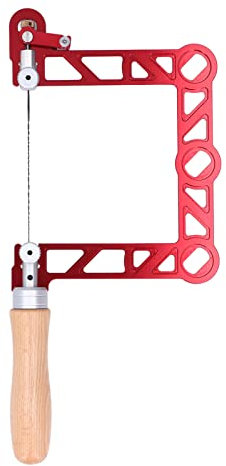 per Traforo, per Traforo per Falegname con Telaio per Traforo per Traforo con Manico in Legno a Forma di U per la Lavorazione del Legno, Creazione di Gioielli(4in)