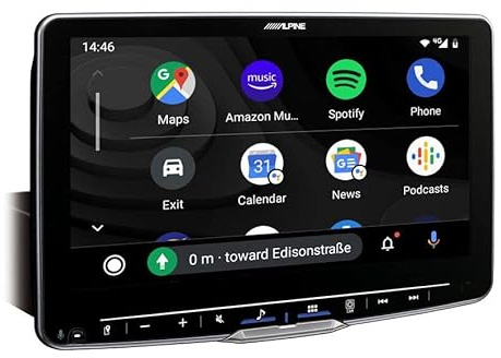 Alpine iLX-F905TRA | Autoradio mit 9-Zoll Touchscreen, DAB+, 1-DIN-Einbaugeh??use, Apple CarPlay Wireless und Android Auto Unterst??Tzung f??r Ford Transit (ab Modelljahr 2018)