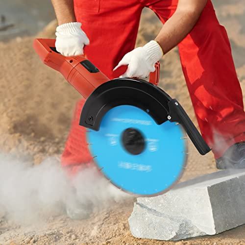 Betonschneider Trennschneider mit 350mm Sägeblatt,Nasschneider-Trockenschneider Wand Einstechen 3800r/min Einstellbare Tiefe Verwendet Werden, Fliesen, Marmor, Granit, Holz, Stein