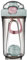 Mecmbj shaker proteine, shaker sport, shaker protéines de 500 ml avec boule mélangeur, bouteille shaker à protéines avec couvercle étanche et poignée pour shakes en poudre et crémeux (bleu)