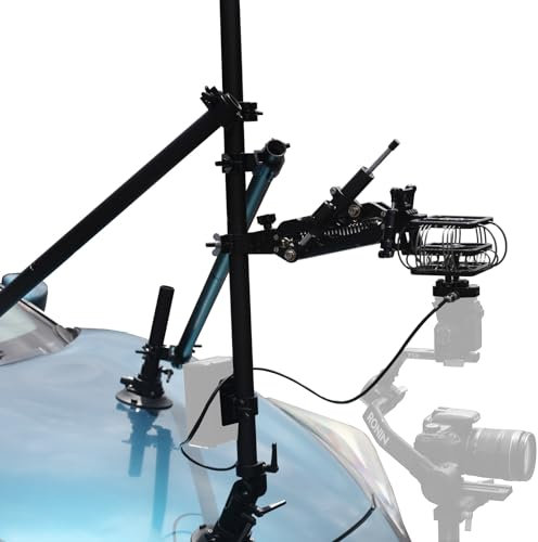 Hongtoo - Stabilizzatore cardanico da 10 kg, sistema di montaggio per auto, braccio ammortizzante, 2 ammortizzatori, ammortizzatore di vibrazioni per fotocamera DJI Ronin Series Hontoo