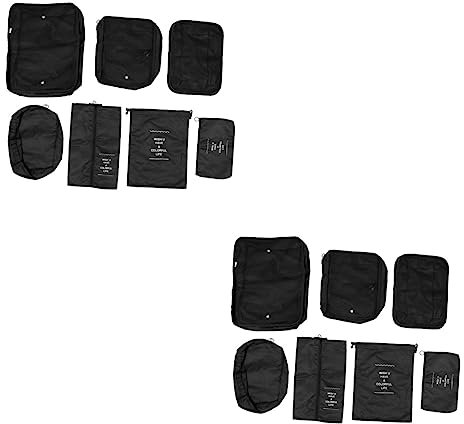 2 Sets Reise-Aufbewahrungstasche, Gepäck-Organizer, Reise-Packtaschen, Kleider-Packtaschen, Reise-Gepäck-Pack-Organizer, Koffer, Kleidertasche, Reißverschlusstasche for Kleidung, versiegeltes Polyeste