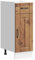 vidaXL Kitchen Base Cabinet Lucca Engineered Wood Old Wood Finish - 30x46x81.5 cm, Adjustable Feet, Spacious Storage, Modern