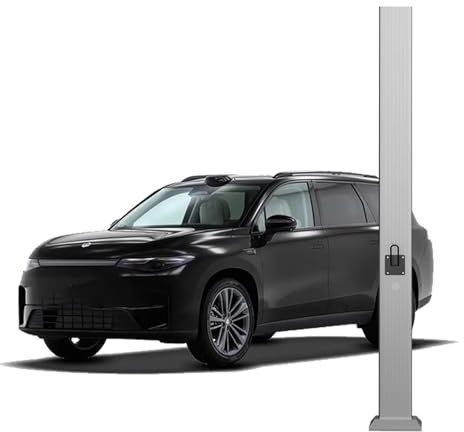 Supporto di Ricarica per Auto, Colonna di Ricarica per Auto Domestica, Supporto Universale per Caricabatterie EV, Stazione di Ricarica in Lega di Alluminio, Colonna Fissa per Garage, fabbric
