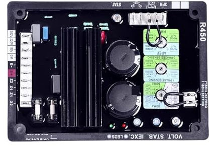 BGFIVKAD 1 pz R450 AVR generatore di Regolazione Automatica della Tensione stabilizzatore trifase Senza spazzole generatore Diesel Pezzi di Ricambio(R450)