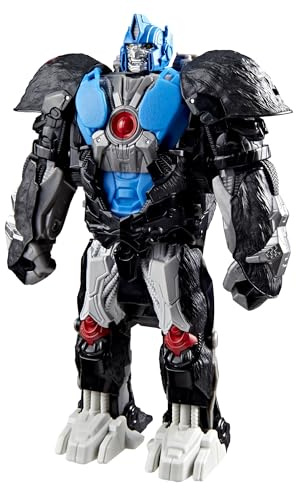 Transformers Smash Changers Optimus Primal Action-Figur, lässt Sich vom Roboterspielzeug in einen Gorlilla verwandeln, ab 6 Jahren