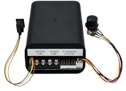 BGMCSFerG PWM Dc Motor Speed Controller Max 60A CW CCW Digital Display 0~100% Adjustable Drive Module Input 10V~55V