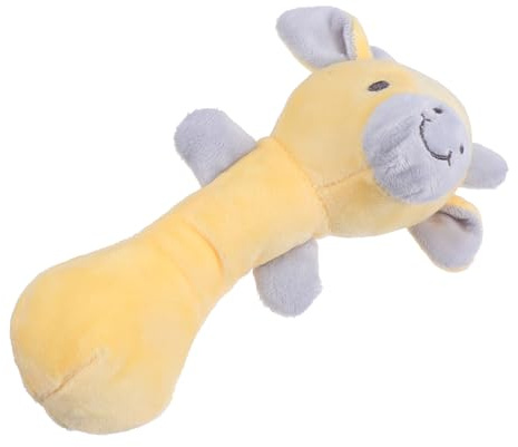 FIXOSHEE Handgriff Plüsch Junge Mädchen Greifling mit Klangsensorisch Fördert Farb und Formwahrnehmung für Junge Mädchen Ab Monaten Kleines Kuscheltier zum Greifen und Entdecken