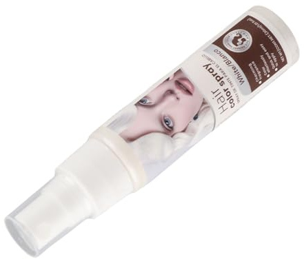 Taidda Spray de Teinture pour Cheveux Blancs Vibrants, Spray Non Gras à Séchage Rapide pour Hommes et Femmes, 30 ML, adapté à les Types de Cheveux