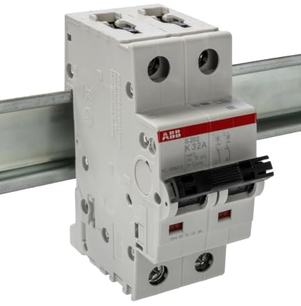 ABB S200 Miniaturüberlastschalter Typ K, Pol 2-polig 32A 400V ac, Abschaltvermögen 6 kA System Pro M Compact 125 V dc