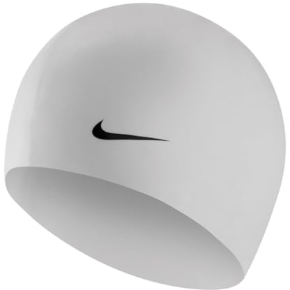 Nike Au C 93060 0 100 White Swim_Cap Uomo Bianco Misura Standard