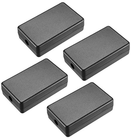 sourcing map 4pcs 60x36x17mm plastique boîte électrique Bricolage boîtier boîte noir